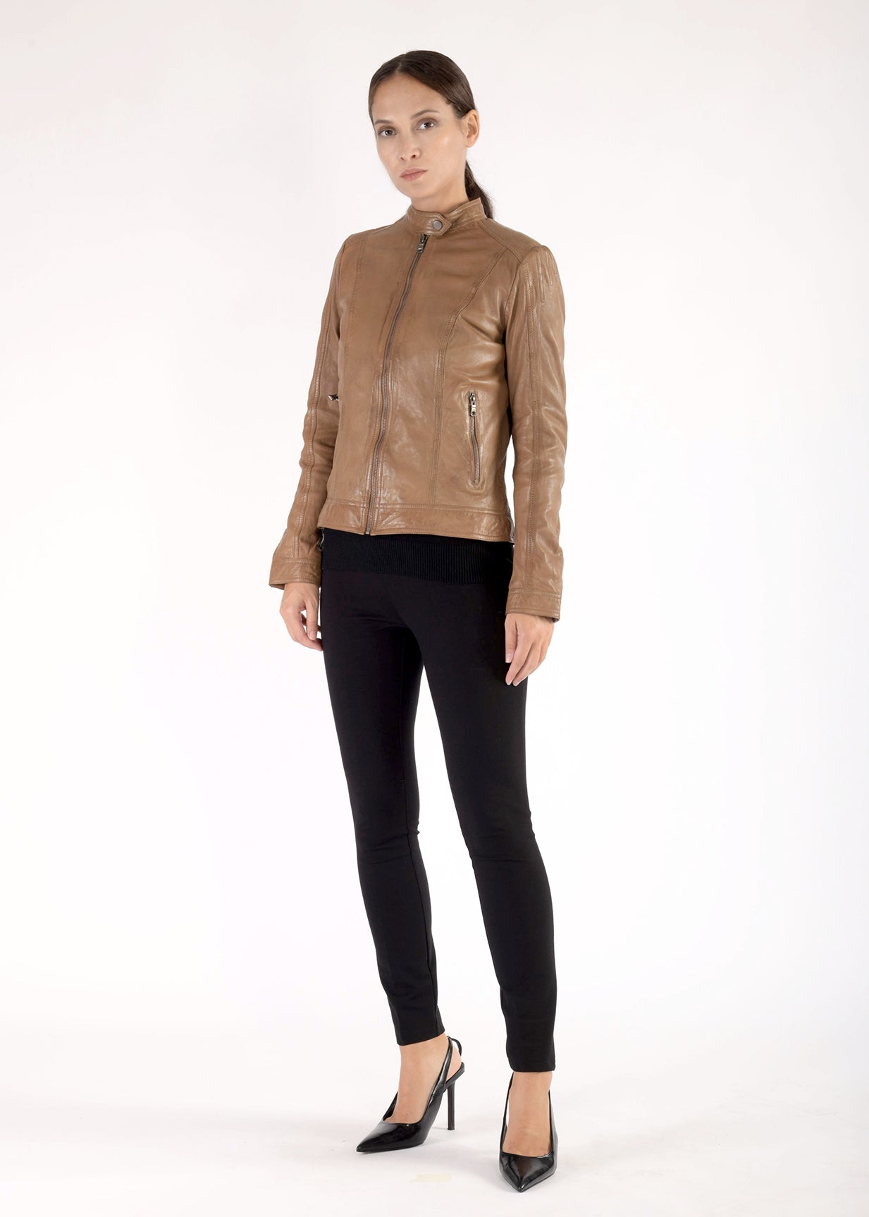 GIUBBINO VERA PELLE 7602B