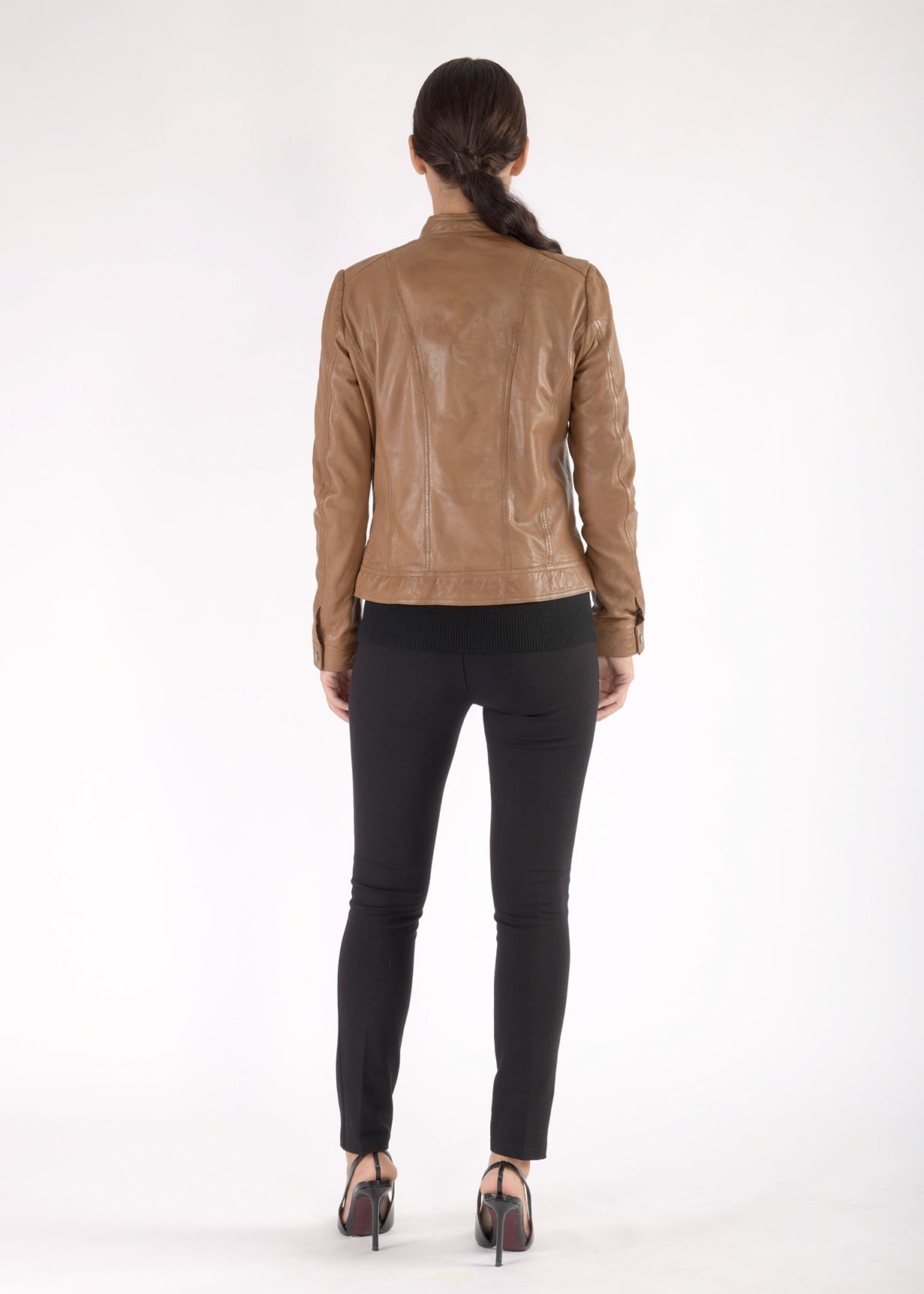 GIUBBINO VERA PELLE 7602B