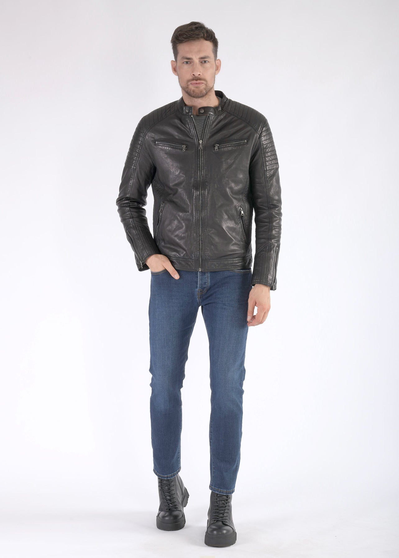 GIUBBINO BIKER 8127