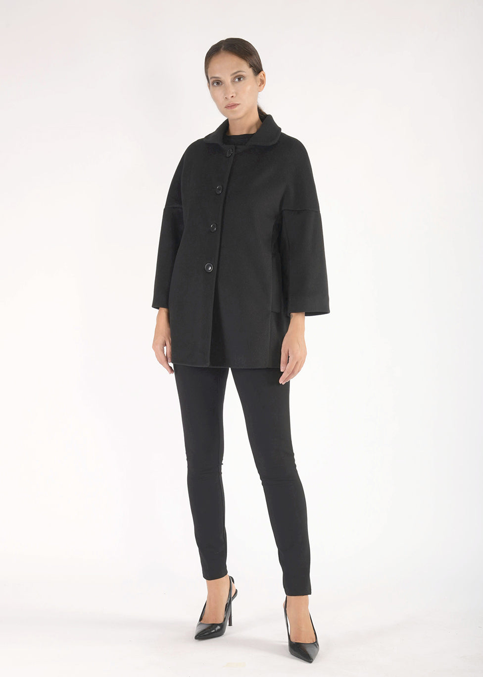 CAPPOTTO TESSUTO CAP51TCNERO