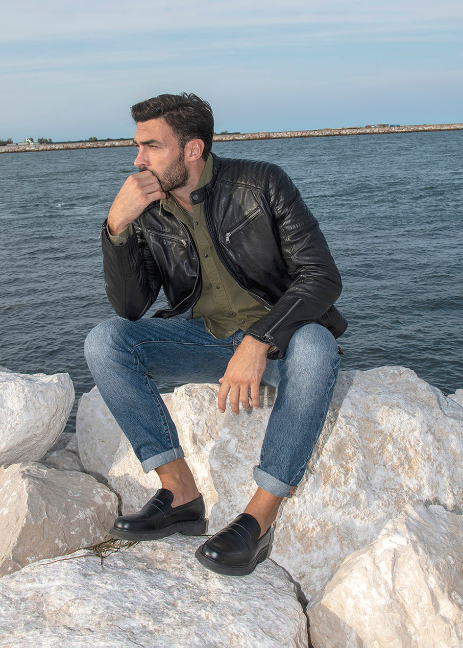 GIUBBINO BIKER 8127