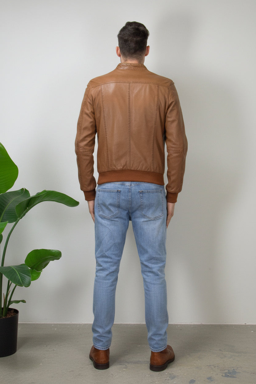 GIUBBINO VERA PELLE P310