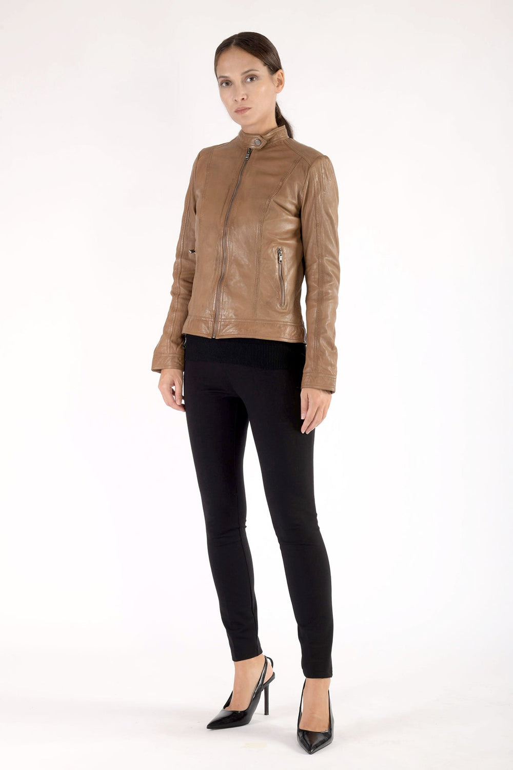 GIUBBINO VERA PELLE 7602B