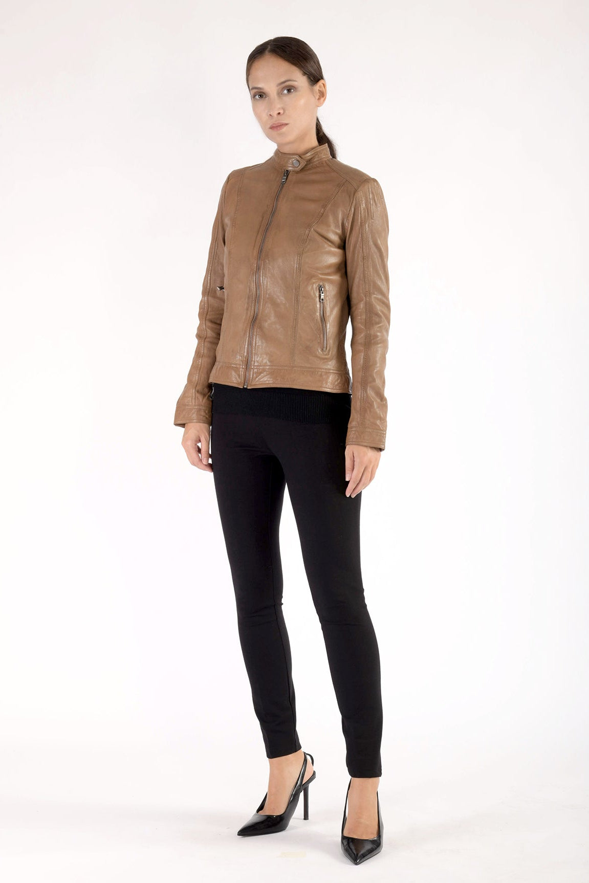 GIUBBINO VERA PELLE 7602B