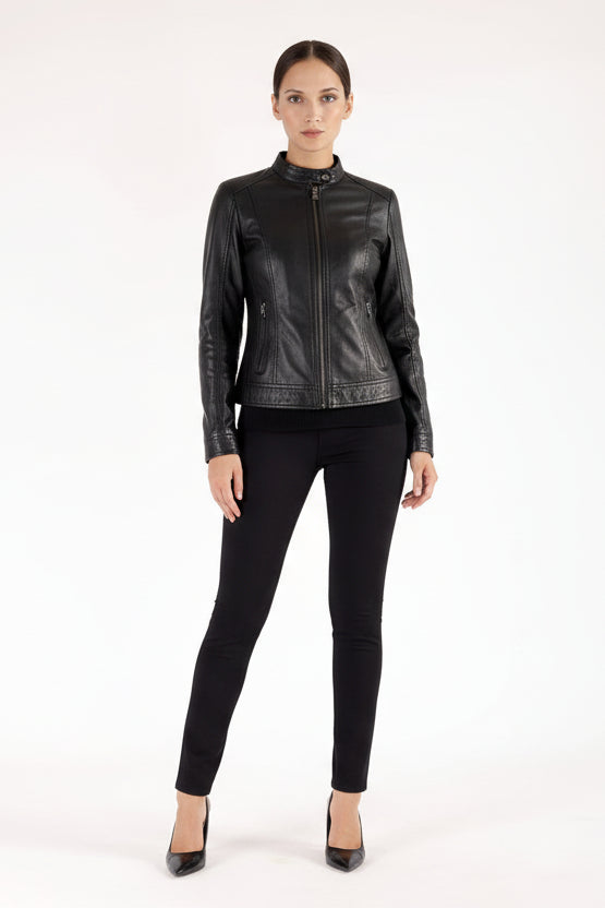 GIUBBINO VERA PELLE 7602B