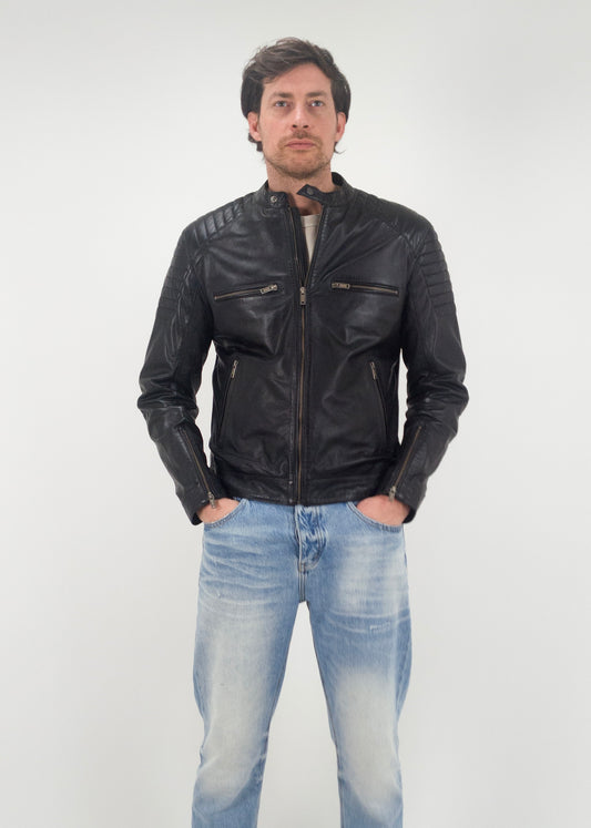 GIUBBINO VERA PELLE 2409A