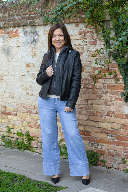 GIUBBINO VERA PELLE CACEY