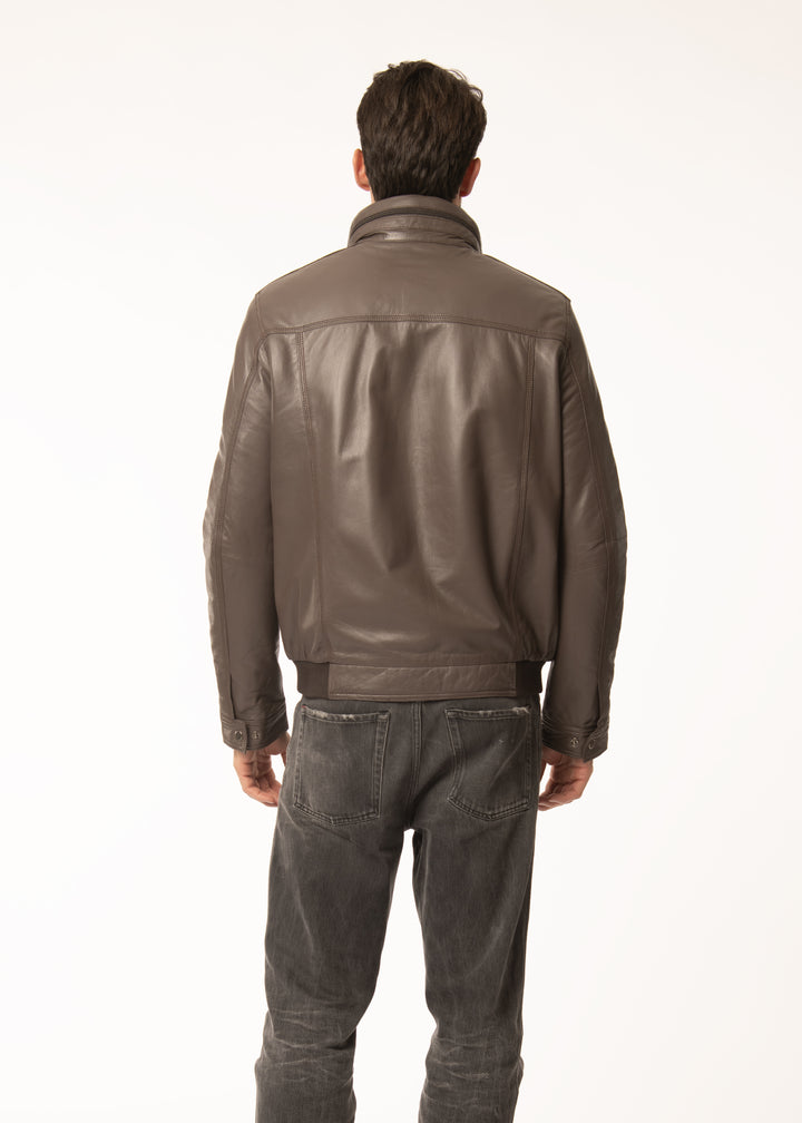 GIUBBINO VERA PELLE CK023